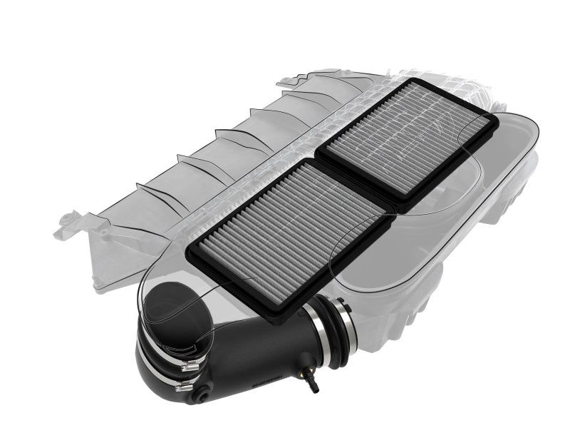 aFe - aFe 21-23 Ram 1500 TRX HEMI V8 6.2L (sc) Super Stock Induction System w/ Pro DRY S Filters - Demon Performance