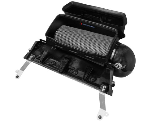 aFe - aFe 21-23 RAM 1500 TRX Track Series Carbon Fiber Cold Air Intake System w/ Pro 5R Filter - Demon Performance