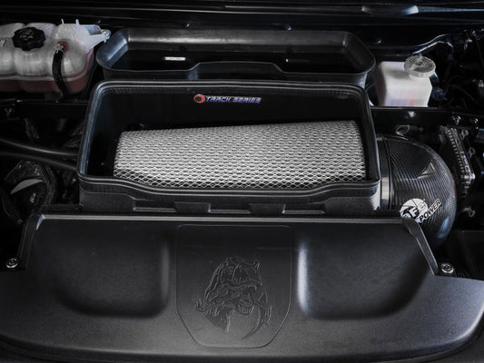 aFe - aFe 21-23 RAM 1500 TRX Track Series Carbon Fiber Cold Air Intake System w/ Pro DRY S - Demon Performance