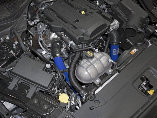 aFe - aFe Bladerunner Intercoolers I/C (Hot Side) - Blue 15-16 Ford Mustang L4-2.3L (t) - Demon Performance