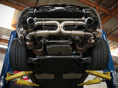 aFe - aFe MACH Force-Xp 12-16 Porsche 911 3in to 2.5in 304 SS Cat-Back Exhaust (Excludes Turbo Models) - Demon Performance