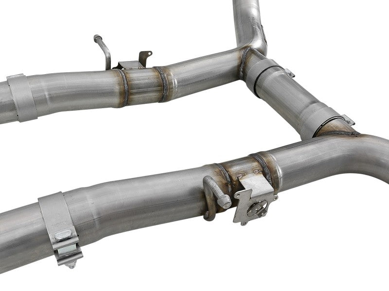 aFe - aFe MACH Force-Xp 3in 304 SS Cat-Back Exhaust 15-20 Dodge Charger Hellcat V8-6.2L (sc) / 392 V8-6.4L - Demon Performance