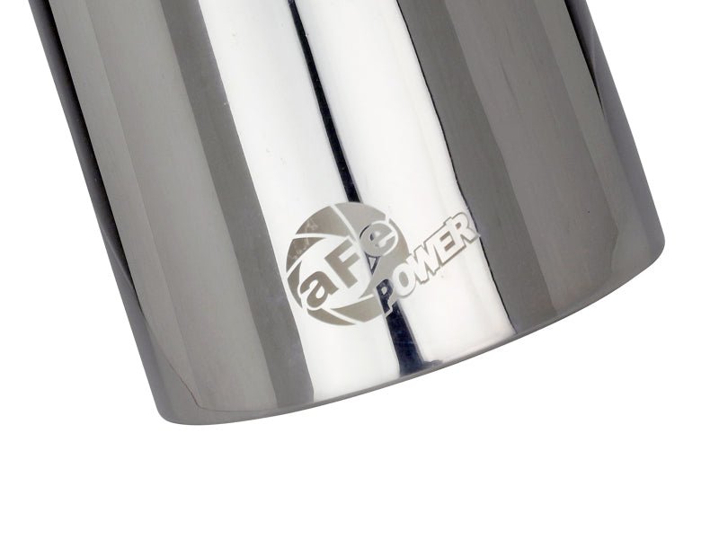 aFe - aFe MACH Force-XP 4-1/2in Polished OE Replacement Exhaust Tips - 15-19 Dodge Charger/Hellcat - Demon Performance