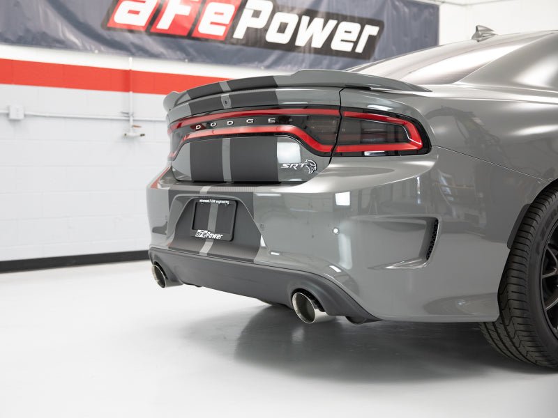 aFe - aFe MACH Force-XP 4-1/2in Polished OE Replacement Exhaust Tips - 15-19 Dodge Charger/Hellcat - Demon Performance
