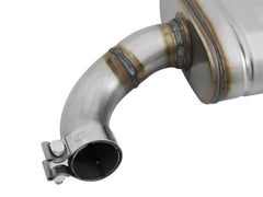 aFe - aFe MACHForce XP 2.5in 409 Stainless Axle Back Exhaust w/ Black Tips 15-17 Ford Mustang I4-2.3L (t) - Demon Performance