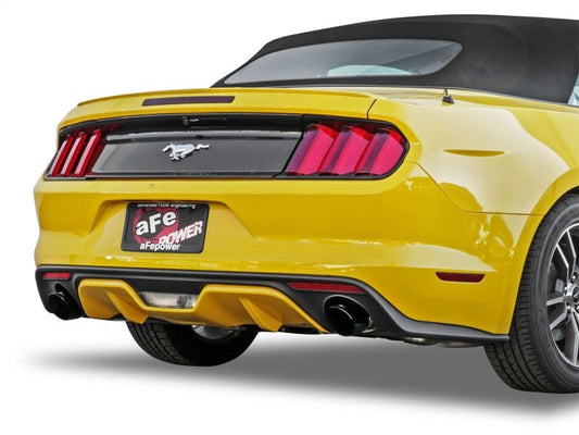 aFe - aFe MACHForce XP 2.5in 409 Stainless Axle Back Exhaust w/ Black Tips 15-17 Ford Mustang I4-2.3L (t) - Demon Performance