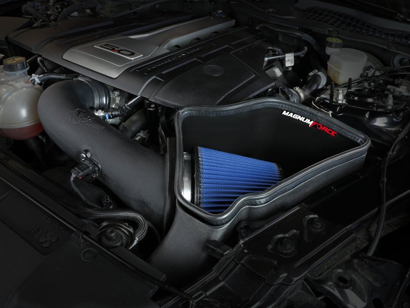 aFe - AFe Magnum FORCE Stage-2 Cold Air Intake System w/Pro Dry S Media 18-19 Ford Mustang - Demon Performance