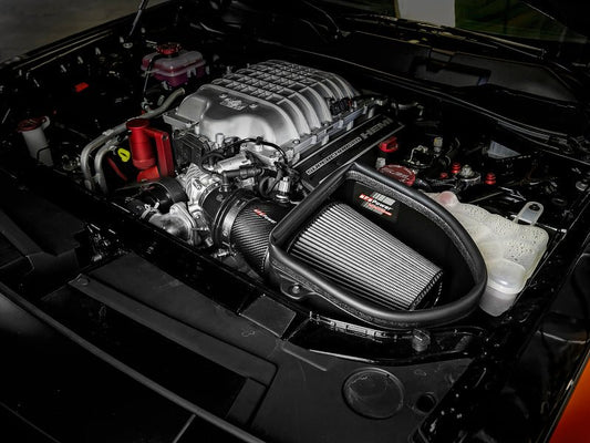 aFe - aFe Magnum Force Stage-2 Track Series Carbon Fiber AIS w/Pro Dry S Media-18 Dodge Challenger V8-6.2L - Demon Performance