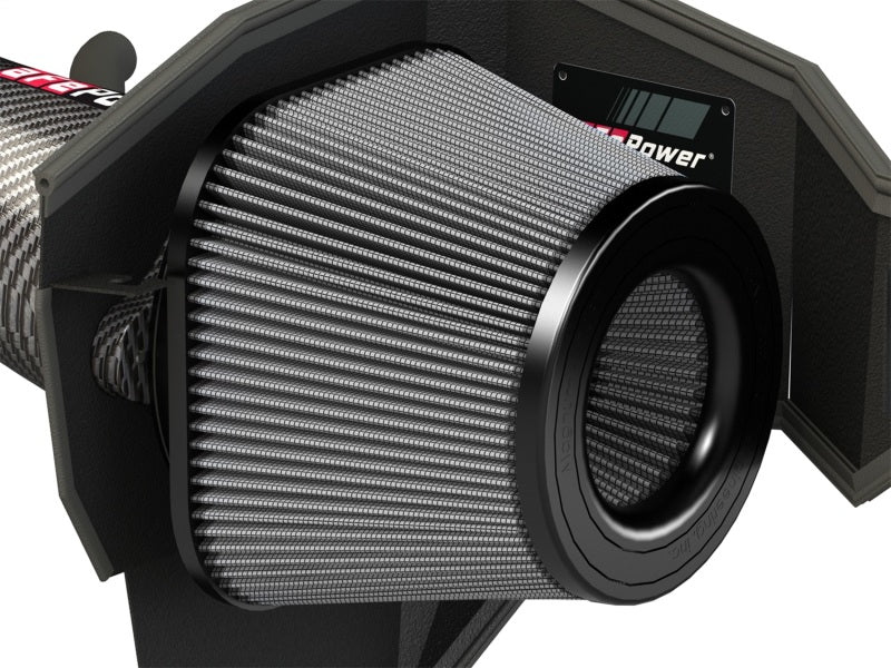 aFe - aFe POWER Magnum FORCE Carbon Fiber Stage 2 Pro Dry S CAIS - 11-18 Dodge Challenger/Charger V8-6.4L - Demon Performance