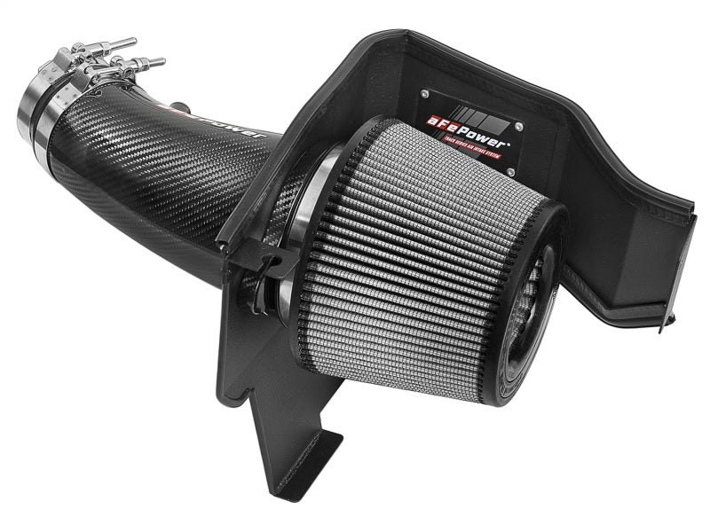aFe - aFe POWER Magnum FORCE Carbon Fiber Stage 2 Pro Dry S CAIS - 11-18 Dodge Challenger/Charger V8-6.4L - Demon Performance