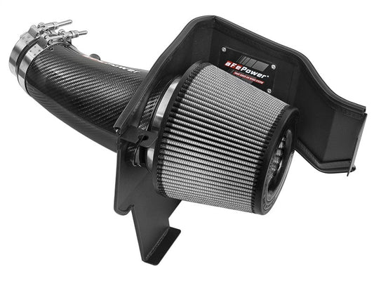 aFe - aFe POWER Magnum FORCE Carbon Fiber Stage 2 Pro Dry S CAIS - 11-18 Dodge Challenger/Charger V8-6.4L - Demon Performance