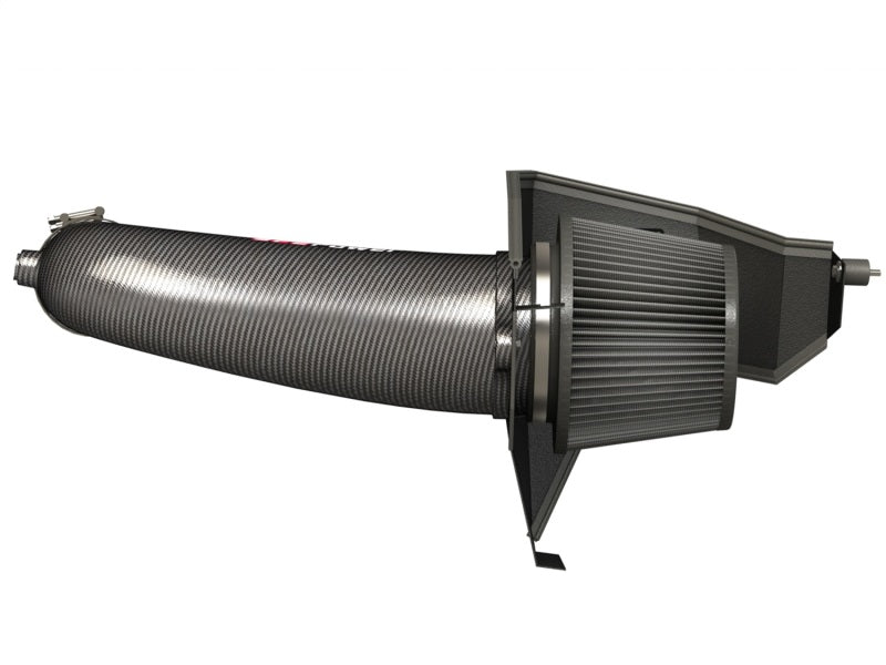 aFe - aFe POWER Magnum FORCE Carbon Fiber Stage 2 Track Series Pro Dry S CAIS - 11-18 Dodge Challenger V8 - Demon Performance