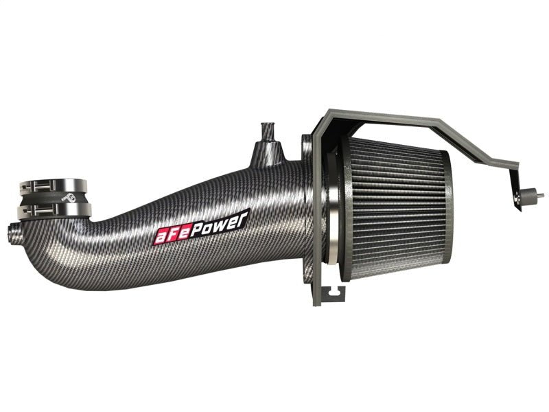 aFe - aFe POWER Magnum FORCE Carbon Fiber Stage 2 Track Series Pro Dry S CAIS - 11-18 Dodge Challenger V8 - Demon Performance