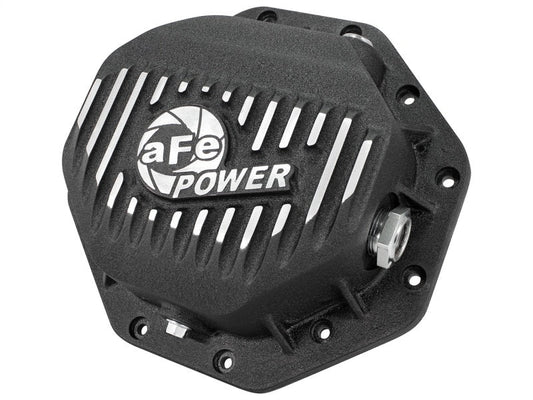 aFe - AFE Rear Differential Cover (Black Machined; Pro Series); Dodge/RAM 94-14 Corporate 9.25 (12-Bolt) - Demon Performance
