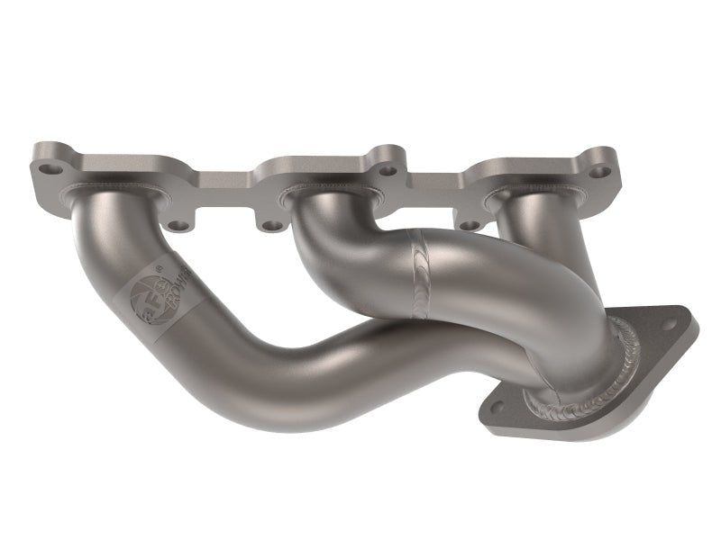 aFe - aFe Twisted Steel Shorty Header 11-17 Ford Mustang V6-3.7L - Titanium Coat Finish - Demon Performance