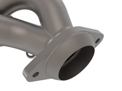 aFe - aFe Twisted Steel Shorty Header 11-17 Ford Mustang V6-3.7L - Titanium Coat Finish - Demon Performance