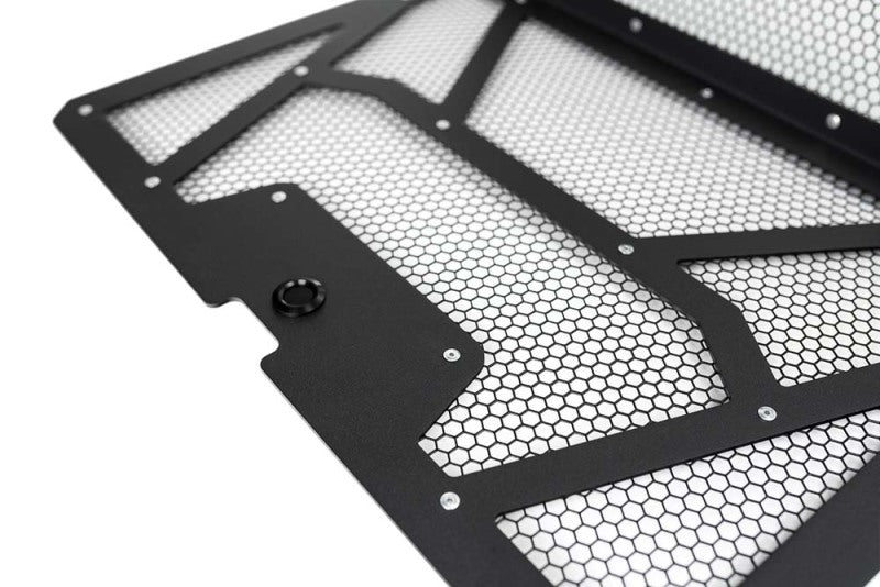 Agency Power - Agency Power 14-18 Polaris RZR XP 1000 / XP Turbo Vented Engine Cover - Matte Black/Matte Black Mesh - Demon Performance