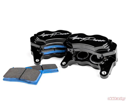 Agency Power - Agency Power Big Brake Kit Front and Rear Black Polaris RZR Turbo 14-18 - Demon Performance