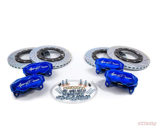 Agency Power - Agency Power Big Brake Kit Front and Rear Blue Ice Can-Am Maverick X3 Turbo 14-18 - Demon Performance
