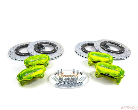 Agency Power - Agency Power Big Brake Kit Front and Rear Monster Green Can-Am Maverick X3 Turbo 14-18 - Demon Performance