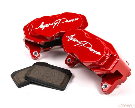 Agency Power - Agency Power Big Brake Kit Front and Rear Red Can-Am Maverick X3 Turbo 14-18 - Demon Performance