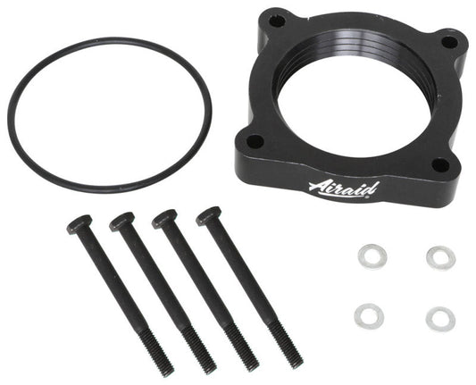 Airaid - Airaid 04-13 Nissan Titan / Armada 5.6L 04-10 Infiniti QX-56 5.6L PowerAid TB Spacer- Black - Demon Performance