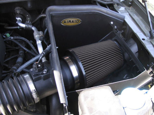 Airaid - Airaid 04-13 Nissan Titan/Armada 5.6L CAD Intake System w/o Tube (Dry / Black Media) - Demon Performance