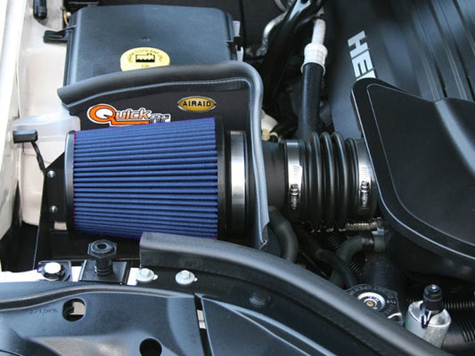 Airaid - Airaid 05-10 Jeep Grand Cherokee 5.7L / 06-10 SRT8 CAD Intake System w/o Tube (Dry / Blue Media) - Demon Performance