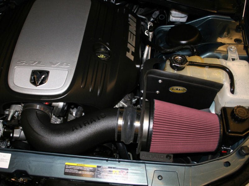 Airaid - Airaid 06-10 Charger / 05-08 Magnum 5.7/6.1L Hemi CAD Intake System w/ Tube (Dry / Red Media) - Demon Performance