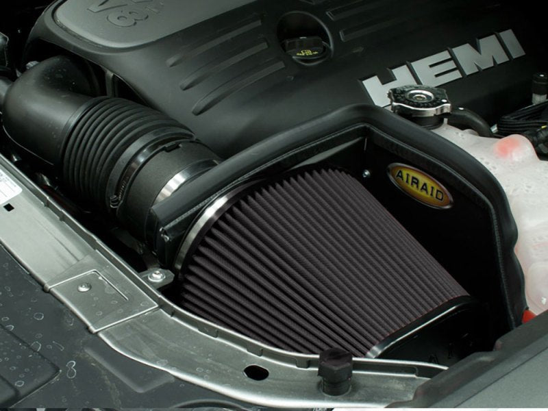 Airaid - Airaid 11-13 Dodge Charger/Challenger 3.6/5.7/6.4L CAD Intake System w/o Tube (Dry / Black Media) - Demon Performance