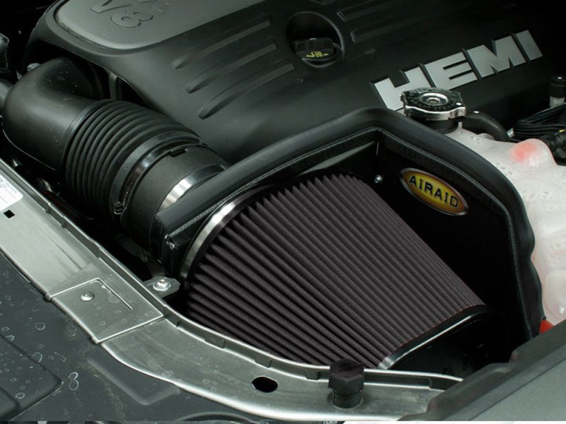 Airaid - Airaid 11-13 Dodge Charger/Challenger 3.6/5.7/6.4L CAD Intake System w/o Tube (Dry / Black Media) - Demon Performance