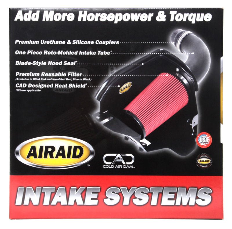 Airaid - Airaid 11-14 Dodge Charger/Challenger MXP Intake System w/ Tube (Dry / Black Media) - Demon Performance