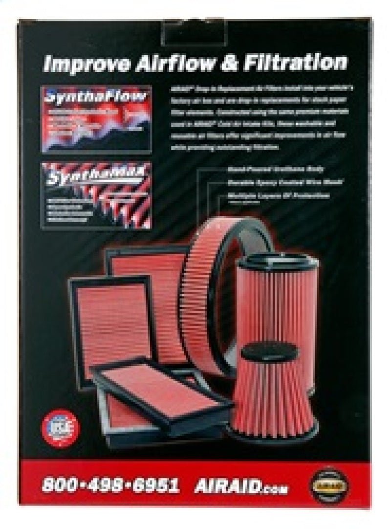 Airaid - Airaid 2015-2016 Ford Mustang V8 5.0L F/I Direct Replacement Dry Filter - Demon Performance