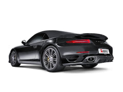 Akrapovic - Akrapovic 14-15 Porsche 911 Turbo/Turbo S (991) Slip-On Line (Titanium) w/ Carbon Titanium Tips - Demon Performance