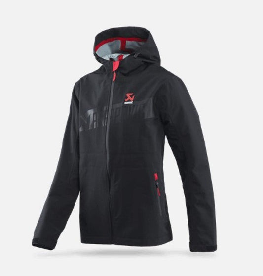 Akrapovic - Akrapovic Womens Corpo Rain Jacket Black - L - Demon Performance