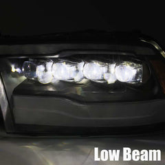AlphaRex - AlphaRex 09-18 Dodge Ram 1500HD NOVA LED Projector Headlights Plank Style Design Alpha Black w/DRL - Demon Performance
