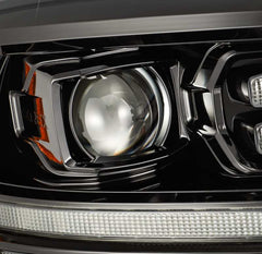 AlphaRex - AlphaRex 09-18 Dodge Ram 2500HD LUXX LED Proj Headlights Plank Style Black w/Seq Signal/Smoked DRL - Demon Performance