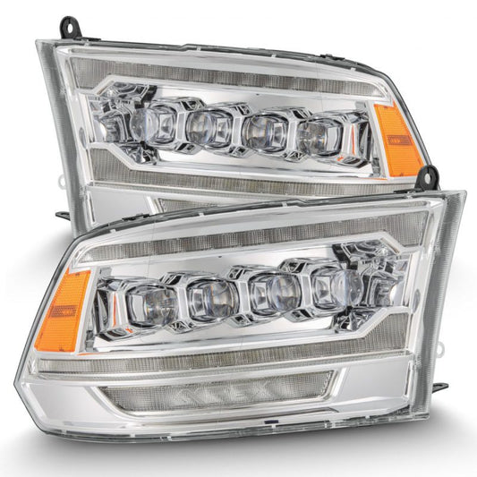 AlphaRex - AlphaRex 09-18 Ram 2500 NOVA LED Proj Headlights Plank Style Chrome w/Activ Light/Seq Signal/DRL - Demon Performance
