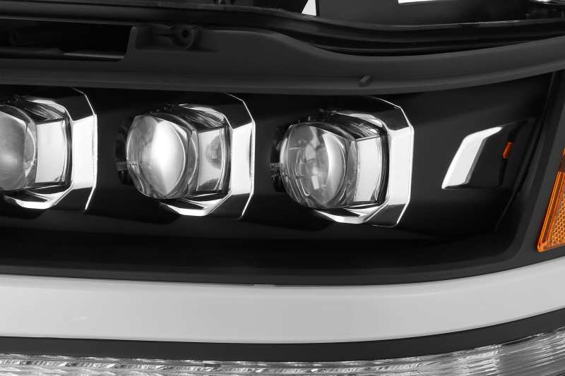 AlphaRex - AlphaRex 19-20 Ram 1500HD NOVA LED Proj Headlight Plank Style Matte Blk w/Activ Light/Seq Signal/DRL - Demon Performance