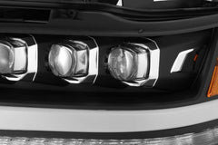 AlphaRex - AlphaRex 19-20 Ram 1500HD NOVA LED Proj Headlight Plank Style Matte Blk w/Activ Light/Seq Signal/DRL - Demon Performance