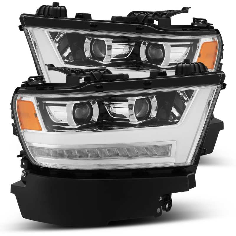 AlphaRex - AlphaRex 19-20 Ram 1500HD PRO-Series Proj Headlight Plnk Styl Chrm w/Activ Light/Seq Signal/Plnk DRL - Demon Performance