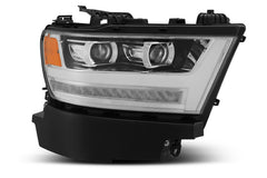 AlphaRex - AlphaRex 19-20 Ram 1500HD PRO-Series Proj Headlight Plnk Styl Chrm w/Activ Light/Seq Signal/Plnk DRL - Demon Performance