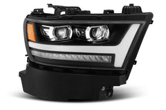 AlphaRex - AlphaRex 19-20 Ram 1500HD PRO-Series Proj Headlight Plnk Style Blk w/Activ Light/Seq Signal/Plnk DRL - Demon Performance