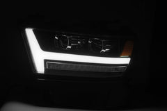 AlphaRex - AlphaRex 19-20 Ram 1500HD PRO-Series Proj Headlights Plnk Style Jet Blk w/Activ Light/Seq Signal/DRL - Demon Performance