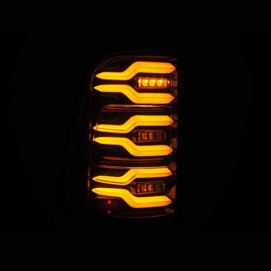 AlphaRex - AlphaRex 19-21 Dodge Ram 1500 Luxx-Series LED Tail Lights Alpha-Black w/Activ Light/Seq Signal - Demon Performance