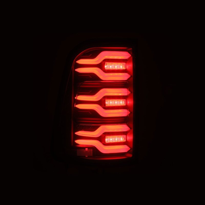 AlphaRex - AlphaRex 19-21 Dodge Ram 1500 Luxx-Series LED Tail Lights Black w/Activ Light/Seq Signal - Demon Performance