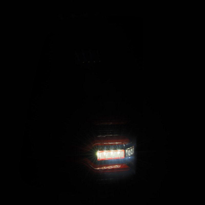 AlphaRex - AlphaRex 19-21 Dodge Ram 1500 Luxx-Series LED Tail Lights Black/Red w/Activ Light/Seq Signal - Demon Performance