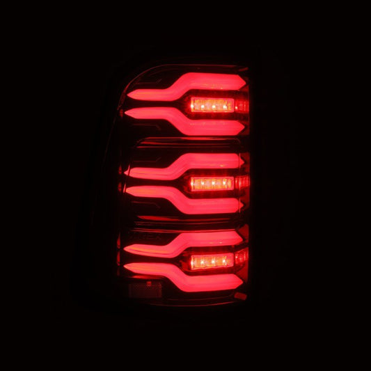 AlphaRex - AlphaRex 19-21 Dodge Ram 1500 Luxx-Series LED Tail Lights Black/Red w/Activ Light/Seq Signal - Demon Performance
