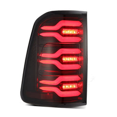 AlphaRex - AlphaRex 19-21 Dodge Ram 1500 Luxx-Series LED Tail Lights Black/Red w/Activ Light/Seq Signal - Demon Performance