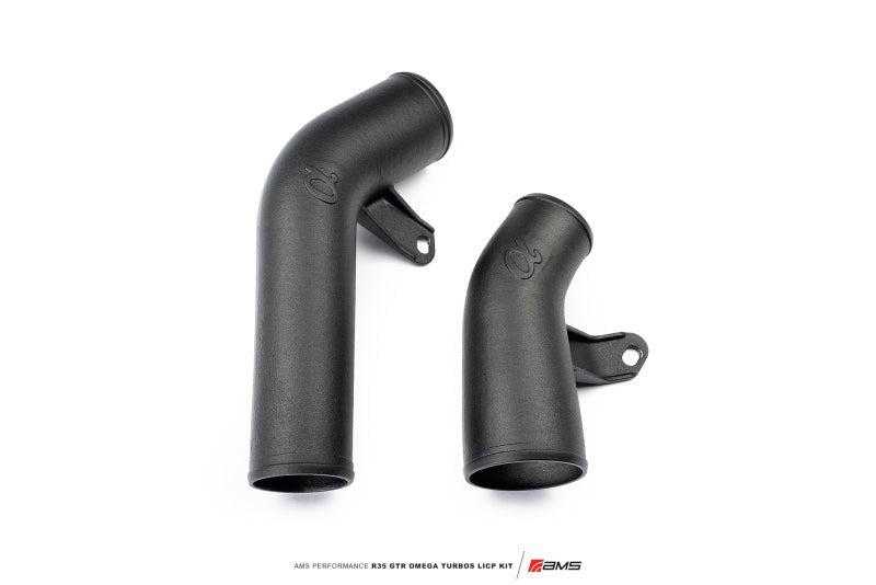 AMS - AMS Performance Nissan R35 GTR Omega Turbo Kit 3in Lower Intercooler Pipes - Demon Performance